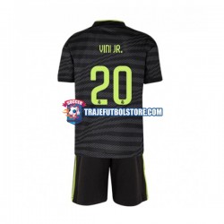 Camiseta 3ª Real Madrid Vinicius Junior 20 Niño 2022-2023 Manga Corta
