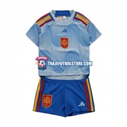 Camiseta 2ª España Niño Copa Mundial 2022 Manga Corta