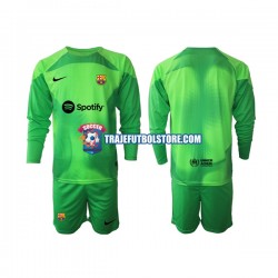 Camiseta 1ª FC Barcelona Portero Niño 2022-2023 ML
