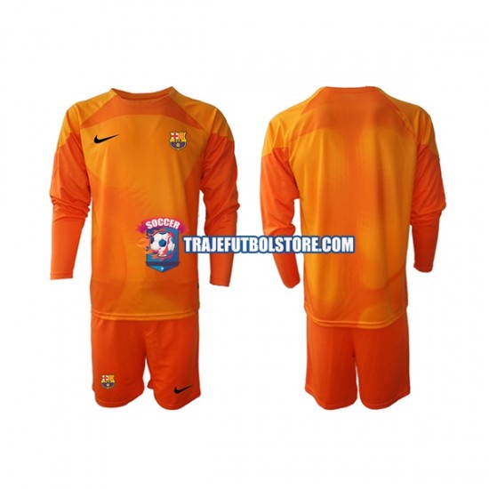 Camiseta 3ª FC Barcelona Portero Niño 2022-2023 ML