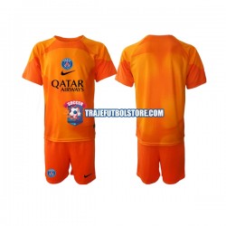 Camiseta 2ª Paris Saint-Germain Portero Niño 2022-2023 Manga Corta