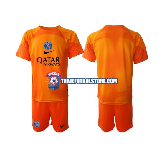 Camiseta 2ª Paris Saint-Germain Portero Niño 2022-2023 Manga Corta