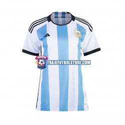 Camiseta 1ª Argentina Mujer Copa Mundial 2022 Manga Corta