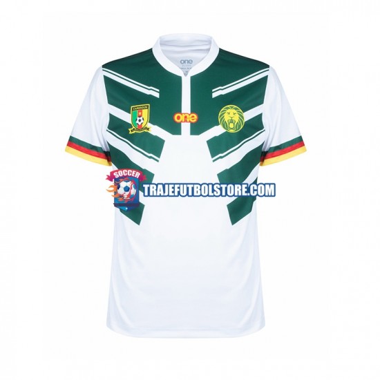 Camiseta 2ª Camerún Hombre Copa Mundial 2022 Manga Corta