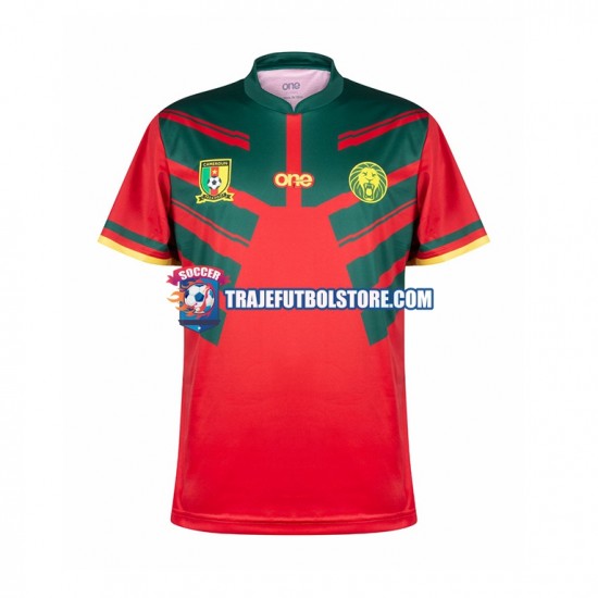 Camiseta 3ª Camerún Hombre Copa Mundial 2022 Manga Corta