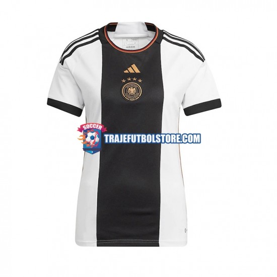 Camiseta 1ª Alemania Mujer Copa Mundial 2022 Manga Corta