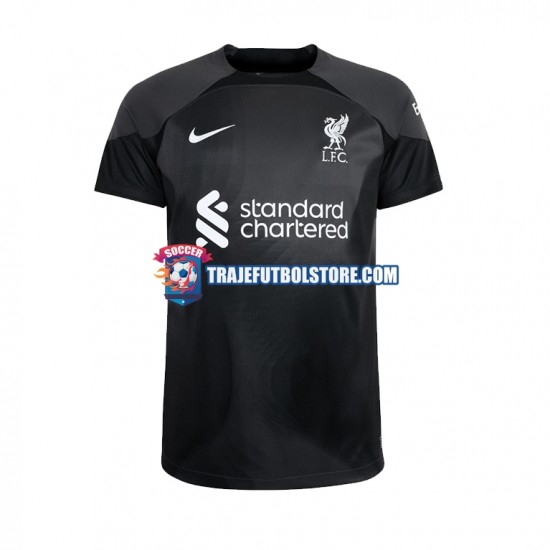 Camiseta 2ª Liverpool Portero Hombre 2022-2023 Manga Corta