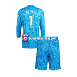 Camiseta 1ª Manchester United DE GEA 1 Portero Niño 2022-2023 ML