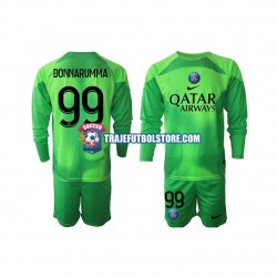 Camiseta 1ª Paris Saint-Germain Donnarumma 99 Portero Niño 2022-2023 ML