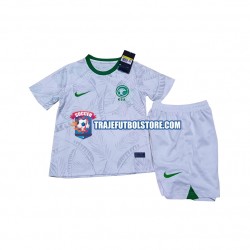 Camiseta 1ª Arabia Saudita Niño Copa Mundial 2022 Manga Corta