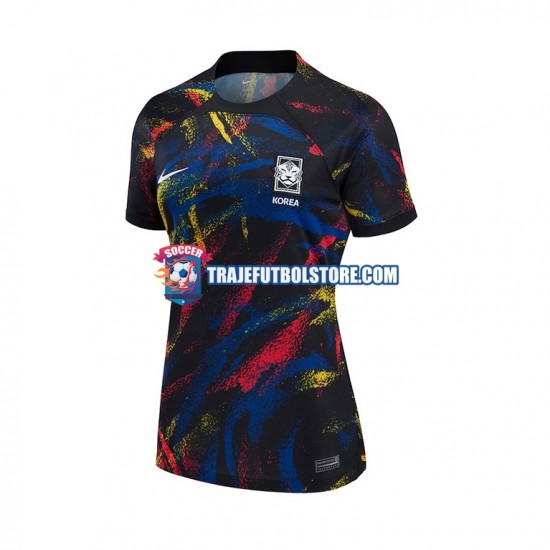 Camiseta 2ª Corea Del Sur Mujer Copa Mundial 2022 Manga Corta