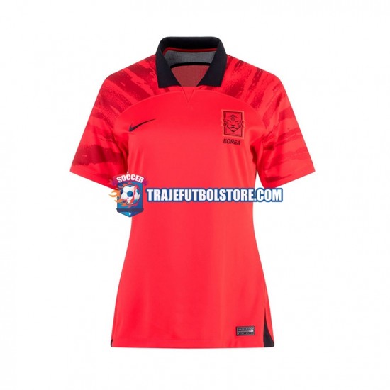 Camiseta 1ª Corea Del Sur Mujer Copa Mundial 2022 Manga Corta