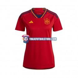 Camiseta 1ª España Mujer Copa Mundial 2022 Manga Corta