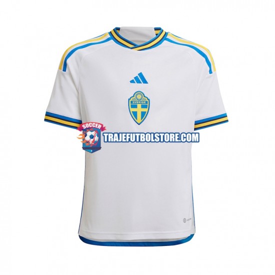 Camiseta 2ª Suecia Hombre 2022-2023 Manga Corta