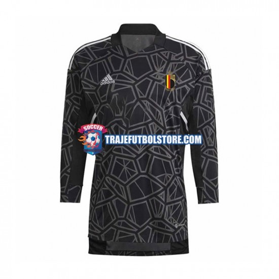 Camiseta 1ª Bélgica Portero Hombre Copa Mundial 2022 ML