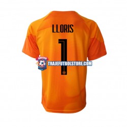 Camiseta 2ª Francia Hugo Lloris 1 Portero Hombre Copa Mundial 2022 Manga Corta
