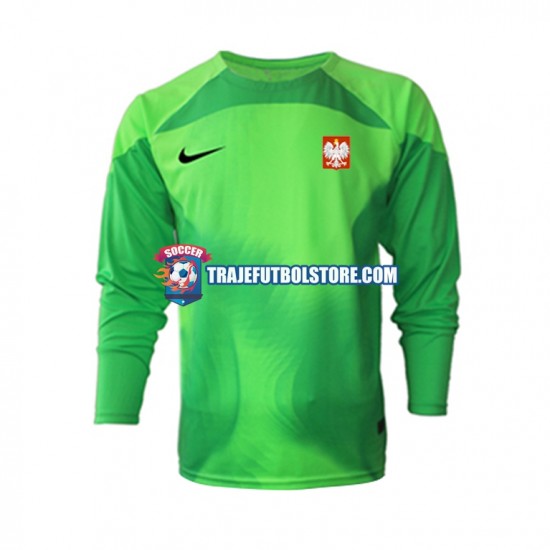 Camiseta 1ª Polonia Portero Hombre Copa Mundial 2022 ML