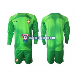Camiseta 1ª Polonia Portero Niño Copa Mundial 2022 ML