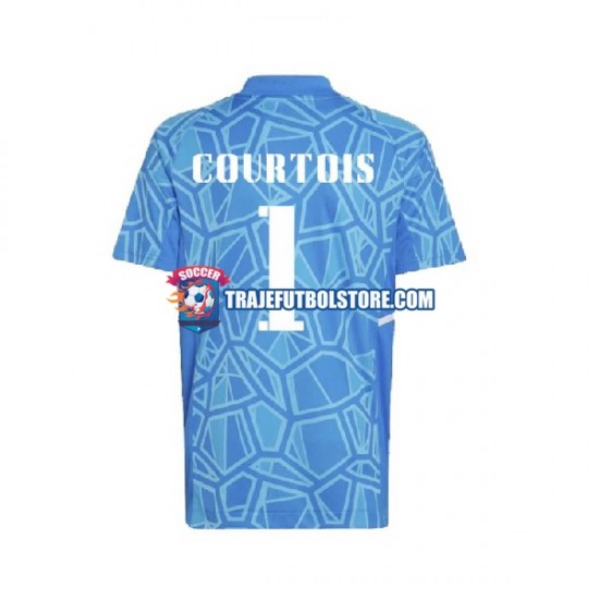 Camiseta 1ª Real Madrid Courtois 1 Portero Hombre 2022-2023 Manga Corta