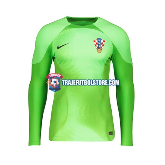 Camiseta 2ª Croacia Portero Hombre Copa Mundial 2022 ML