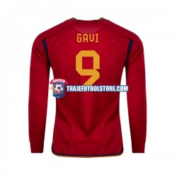 Camiseta 1ª España Gavi 9 Hombre Copa Mundial 2022 ML