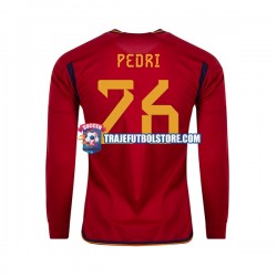 Camiseta 1ª España PEDRI 26 Hombre Copa Mundial 2022 ML