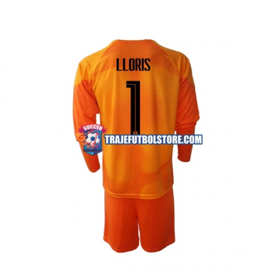 Camiseta 2ª Francia Hugo Lloris 1 Portero Niño Copa Mundial 2022 ML