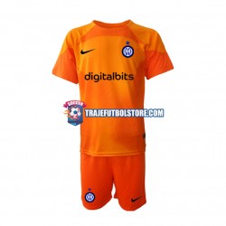 Camiseta 4ª Inter Milan Portero Niño 2022-2023 Manga Corta
