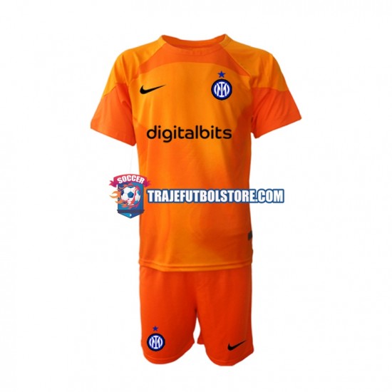 Camiseta 4ª Inter Milan Portero Niño 2022-2023 Manga Corta