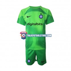 Camiseta 3ª Inter Milan Portero Niño 2022-2023 Manga Corta