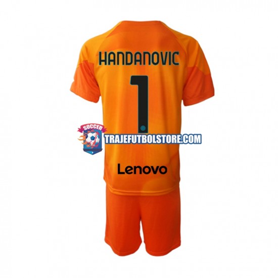 Camiseta 4ª Inter Milan Samir Handanovic 1 Portero Niño 2022-2023 Manga Corta