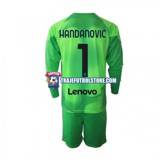 Camiseta 3ª Inter Milan Samir Handanovic 1 Portero Niño 2022-2023 ML