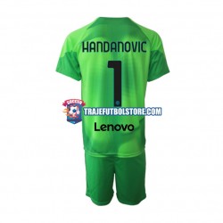 Camiseta 3ª Inter Milan Samir Handanovic 1 Portero Niño 2022-2023 Manga Corta