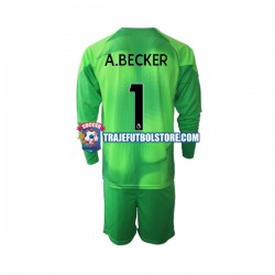 Camiseta 3ª Liverpool A.Becker 1 Portero Niño 2022-2023 ML
