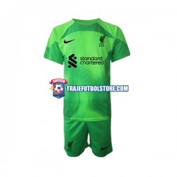 Camiseta 3ª Liverpool Portero Niño 2022-2023 Manga Corta