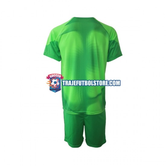 Camiseta 3ª Liverpool Portero Niño 2022-2023 Manga Corta