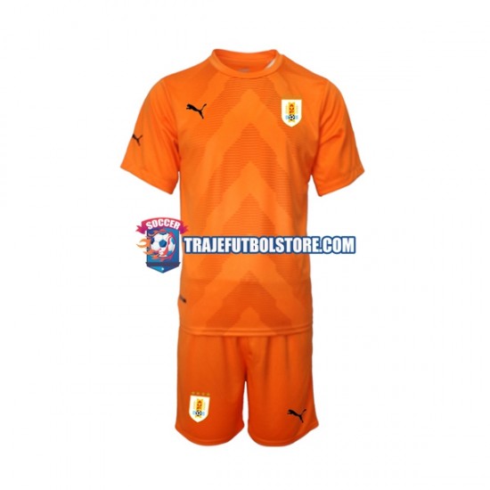 Camiseta 2ª Uruguay Portero Niño Copa Mundial 2022 Manga Corta