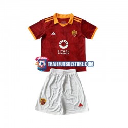 Camiseta 4ª AS Roma Niño 2023-2024 Manga Corta