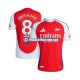Camiseta 1ª Arsenal Martin Odegaard 8 Hombre 2024-2025 Manga Corta