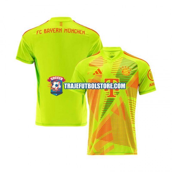 Camiseta 1ª Bayern de Múnich Portero Hombre 2024-2025 Manga Corta