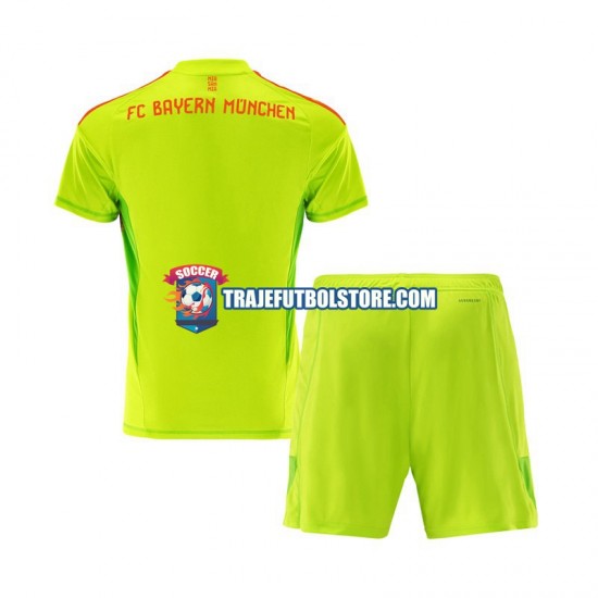 Camiseta 1ª Bayern de Múnich Portero Niño 2024-2025 Manga Corta