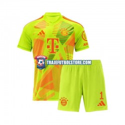 Camiseta 1ª Bayern de Múnich Manuel Neuer 1 Portero Niño 2024-2025 Manga Corta