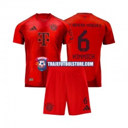 Camiseta 1ª Bayern de Múnich Joshua Kimmich 6 Niño 2024-2025 Manga Corta