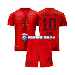 Camiseta 1ª Bayern de Múnich Leroy Sane 10 Niño 2024-2025 Manga Corta