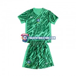 Camiseta 3ª Brasil Portero Niño 2024 Manga Corta
