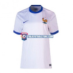 Camiseta 2ª Francia Mujer Euro 2024 Manga Corta