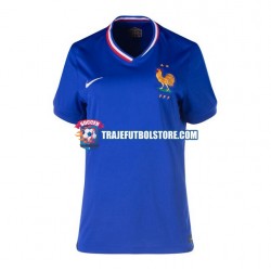 Camiseta 1ª Francia Mujer Euro 2024 Manga Corta