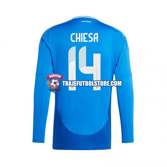 Camiseta 1ª Italia Chiesa 14 Hombre Euro 2024 ML