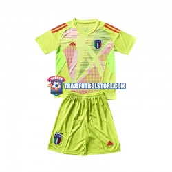 Camiseta 1ª Italia Portero Niño Euro 2024 Manga Corta