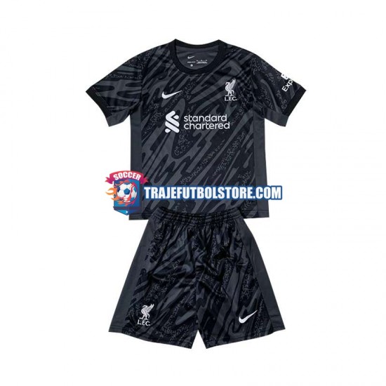 Camiseta 1ª Liverpool Portero Niño 2024-2025 Manga Corta